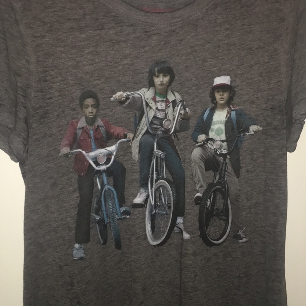 Stranger Things Dark Grey top